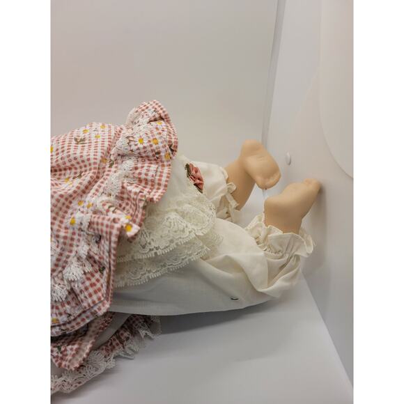 Rare 14" Precious Moments porcelain cottage core baby doll with orig box - Picture 12 of 12